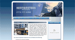 Desktop Screenshot of heatmastersmechanical.com